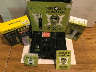Sutra Dbr Portable E Nail By Sutra Vape Wax Kit Many Xtras Battcharger 3xbatts.