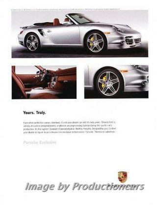 2008 Porsche Boxster Exclusive Advertisement Print Art Car Ad J709