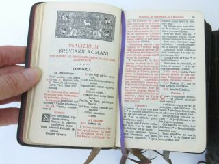 Breviarium Romanum Roman Breviary complete set of 4 vol 1926 Latin Rare Good, 9