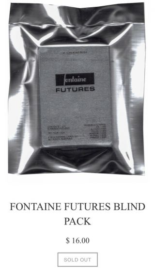 6 Fontaine Futures Blind Packs Mystery Pack Confirmed Order X6