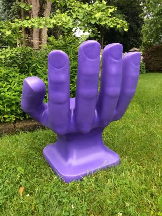 GIANT Lavender Purple HAND SHAPED CHAIR 32 