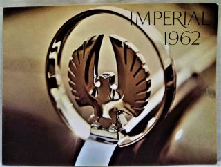 1962 Chrysler Imperial Automobile Car Advertising Sales Brochure Guide Vintage