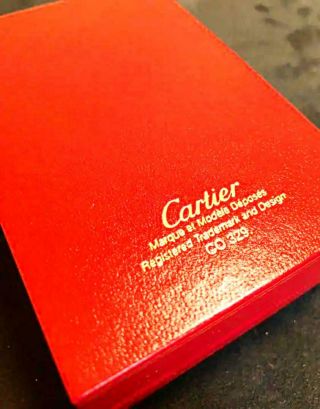 Vintage Cartier Gas Lighter swiss made silver 6