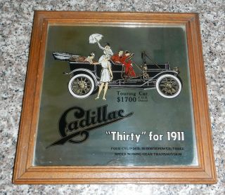 Vintage Thirty For 1911 Cadillac Car Automotive Logo Mirror Advertising
