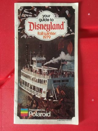 Your Guide To Disneyland Fall/winter 1979 Presented By Polaroid