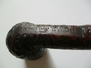 ANTIQUE DUNHILL SHELL PIPE 24 PAT 1914 VINTAGE SCULPTURE ENGLAND OLD 3