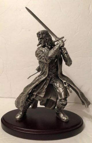 Neca 8” Aragorn Pewter Amalgama Figure The Lord Of The Rings