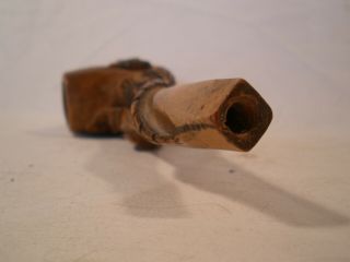 Orangewood alligator smoking pipe with seated figure antique collectable Florida 11