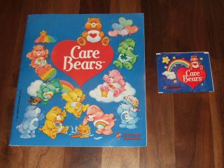 Care Bears 1985 Panini Complete Sticker Album & Empty Packet