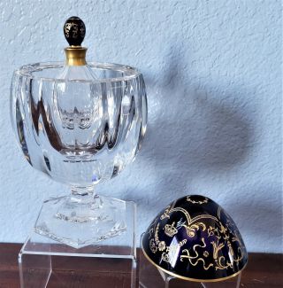 Faberge Limited Edition St Louis Perfume In Crystal Egg Numbered 2