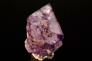 HISTORIC Purple Fluorite Crystal MT ANTERO,  COLORADO - Ex.  Museum,  Montgomery 5