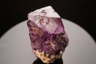 HISTORIC Purple Fluorite Crystal MT ANTERO,  COLORADO - Ex.  Museum,  Montgomery 6