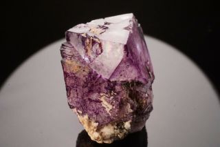 HISTORIC Purple Fluorite Crystal MT ANTERO,  COLORADO - Ex.  Museum,  Montgomery 8