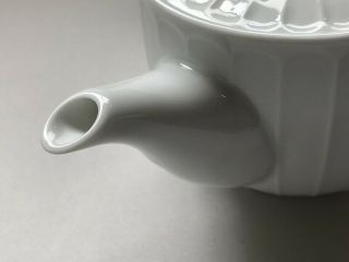Porcelain Tea Pot Lidded Kyusu Kettle Signed Arita Ware Handle Japanese Vtg b45 4
