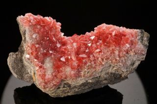 Aesthetic Rhodochrosite Crystal Cluster Uchucchacua Mine,  Peru - Ex.  Logan