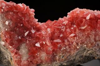 AESTHETIC Rhodochrosite Crystal Cluster UCHUCCHACUA MINE,  PERU - Ex.  Logan 9