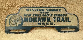Western Summit Atop Englands Famous Mohawk Trail Mass.  License Plate Topper