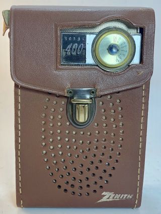 Vintage Zenith Royal 400 Transistor Radio