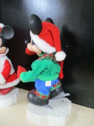 Disney Mickey Mouse Santa ' s Best Christmas Animation Mickey Minnie Set 8