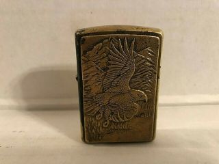 Vintage Zippo Brass Eagle Lighter