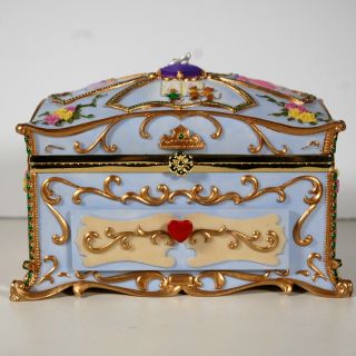 Disney Cinderella Music Box Jewelry Rare Heirloom A Dream Is A Wish Your Heart