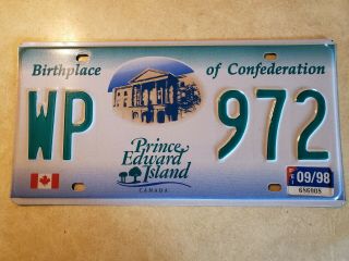 Prince Edward Island License Plate