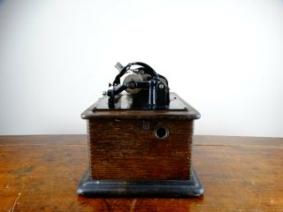 Antique Edison Standard Phonograph Gramophone Model B Cylinder Record Player 8