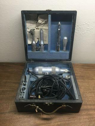 Vintage Zimmer Mfg.  Co.  Luck Bone Saw Medical Amputation Set W/ Case