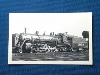 Frisco St Louis San Francisco Railway Engine Locomotive No.  1019 Antique Photo