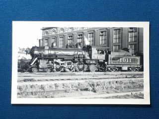 Frisco St Louis San Francisco Railway Engine Locomotive No.  1011 Antique Photo