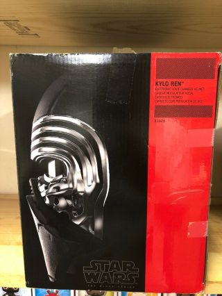 Star Wars The Black Series Kylo Ren Voice Changer Helmet With Box 5