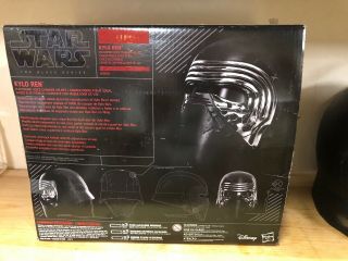 Star Wars The Black Series Kylo Ren Voice Changer Helmet With Box 6