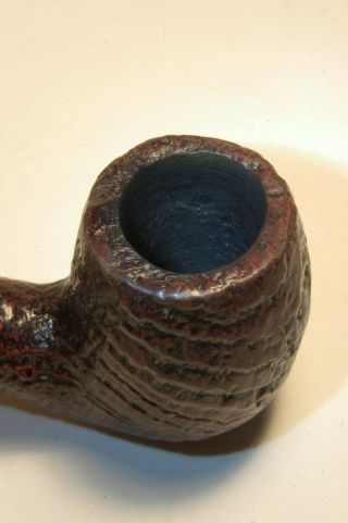 1941 - 43 DUNHILL SHELL PAT.  NO.  BENT WITH RING GRAIN 53/1 ESTATE PIPE 12