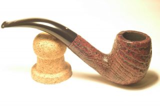 1941 - 43 Dunhill Shell Pat.  No.  Bent With Ring Grain 53/1 Estate Pipe