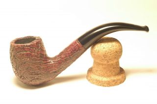 1941 - 43 DUNHILL SHELL PAT.  NO.  BENT WITH RING GRAIN 53/1 ESTATE PIPE 3