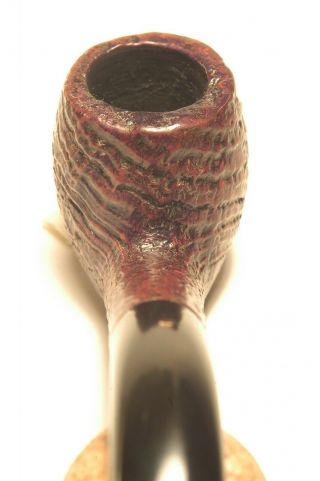1941 - 43 DUNHILL SHELL PAT.  NO.  BENT WITH RING GRAIN 53/1 ESTATE PIPE 6