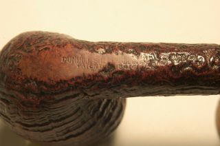 1941 - 43 DUNHILL SHELL PAT.  NO.  BENT WITH RING GRAIN 53/1 ESTATE PIPE 9