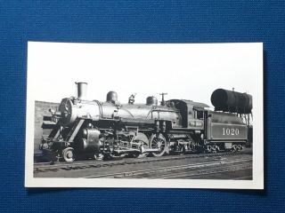 Frisco St Louis San Francisco Railway Engine Locomotive No.  1020 Antique Photo