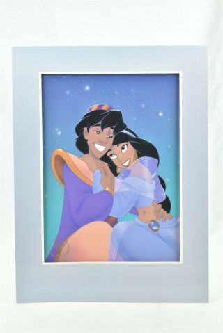Walt Disney Aladdin 1993 Commemorative Lithograph 16x12