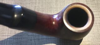 Vintage Estate Churchill 1499 Meer Lined 1/2 Bent Billiard Pipe - Well Made 4