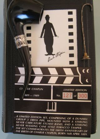 ' 89 Dunhill Estate Charlie Chaplin Pipe Pfeife Pipa 127/300 smoked only once 5