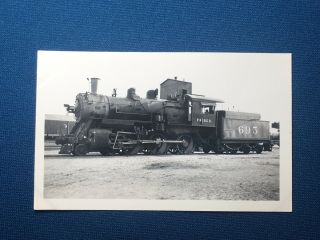 St Louis & San Francisco " Frisco " Railway Train Locomotive No.  695 Antique Photo