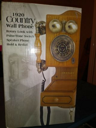 1920 Country Wall Phone Crosley Cr92
