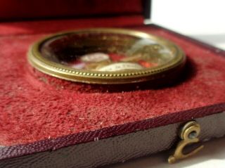 RARE ANTIQUE RELIQUARY BOX w HAIR LOCK RELIC OF SAINT THERESE OF LISIEUX 7