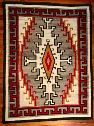Large Navajo Klagetoh Rug,  Intricate Design,  Colors,