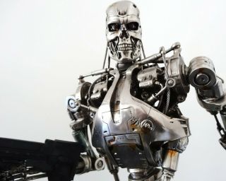 Cinemaquette Terminator T - 800 Endoskeleton Le Maquette Statue Figure Bust