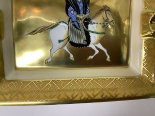 Hermes cigar ashtray gold samurai HHH mark 11