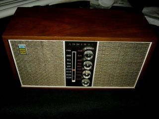 1965 Admiral Yg 531 Vintage Wood Tube Radio Very Fine Great