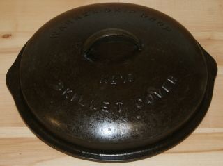 Rare Antique Vintage Wagner Drip Drop No 10 Cast Iron Skillet Lid Marked 1070