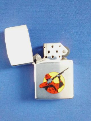 Zippo Bradford PA lighter with duck hunter motif 3